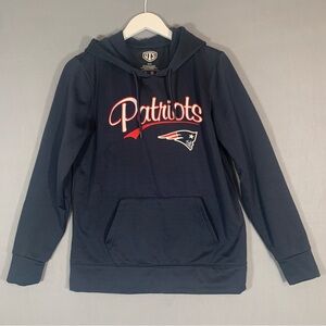 Patriots Hoodie Size Medium Navy Blue